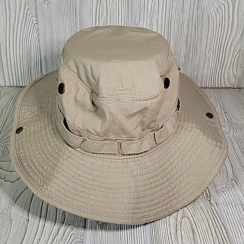 Concept One Wide Brim Fishing Hat Booney Hat Chin Strap